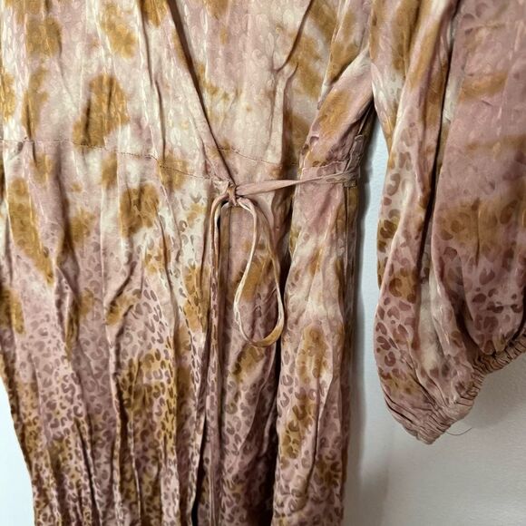 Young Fabulous & broke midi wrap dress size large - Picture 6 of 8